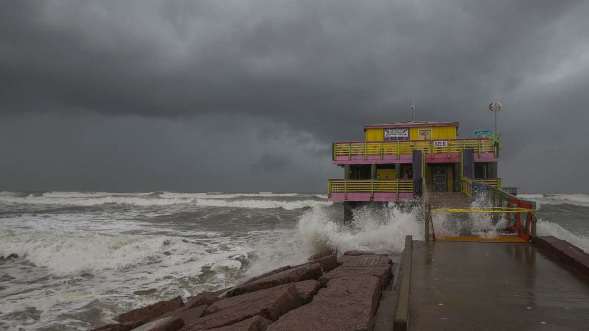 El paso del huracán Laura por Louisiana y Texas