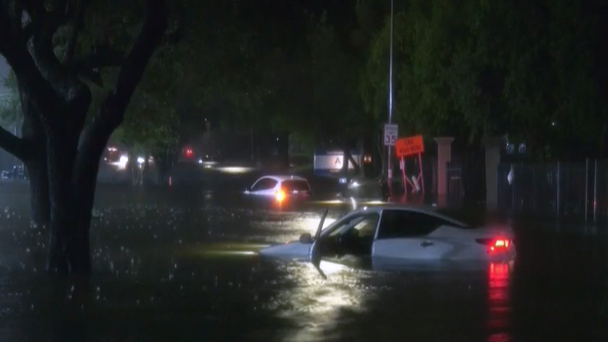 Inundaciones en Houston por la Tormenta tropical Beta